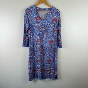 Coolibar UPF 50+ St Lucia Oceanside Tunic Dress Sun Coverup Size Medium 01401